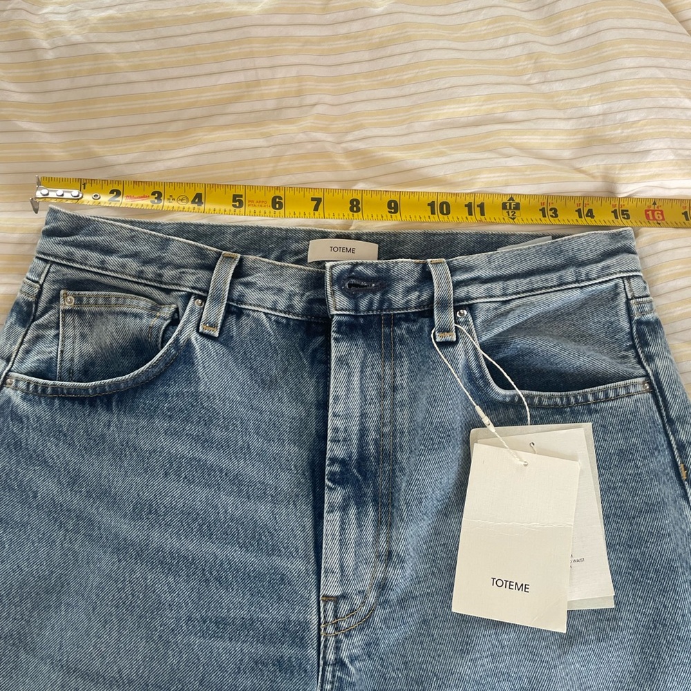 Toteme Twisted seam denim worn blue NWT - Picture 6 of 10